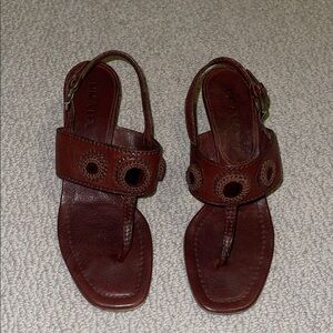 Prada Heels T Strap Sandals